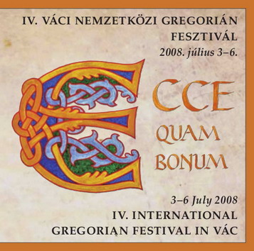 A IV. Vci Nemzetkzi Gregorin Fesztivlon rsztvev scholk CD lemeze